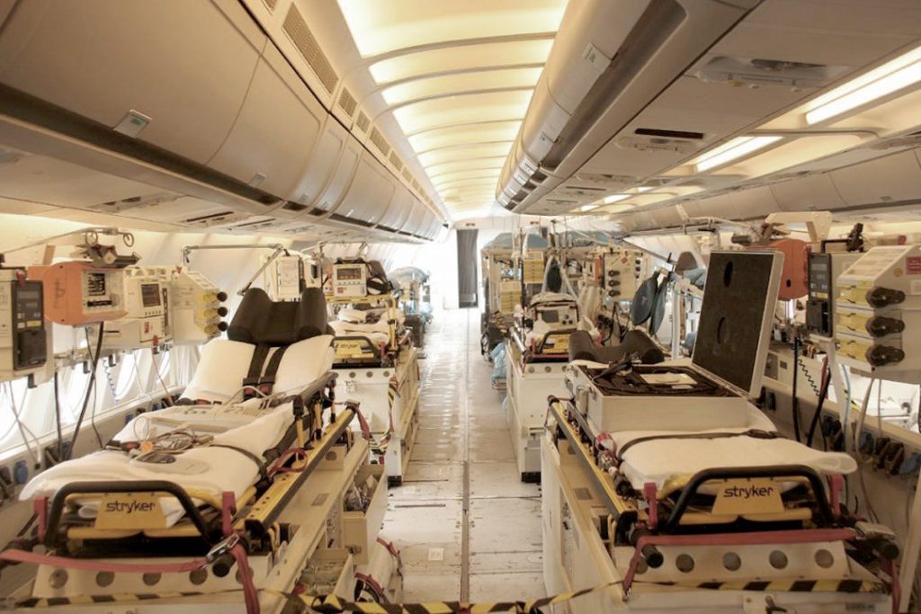 Ambulancia Aérea Evacuación Médica Urgente