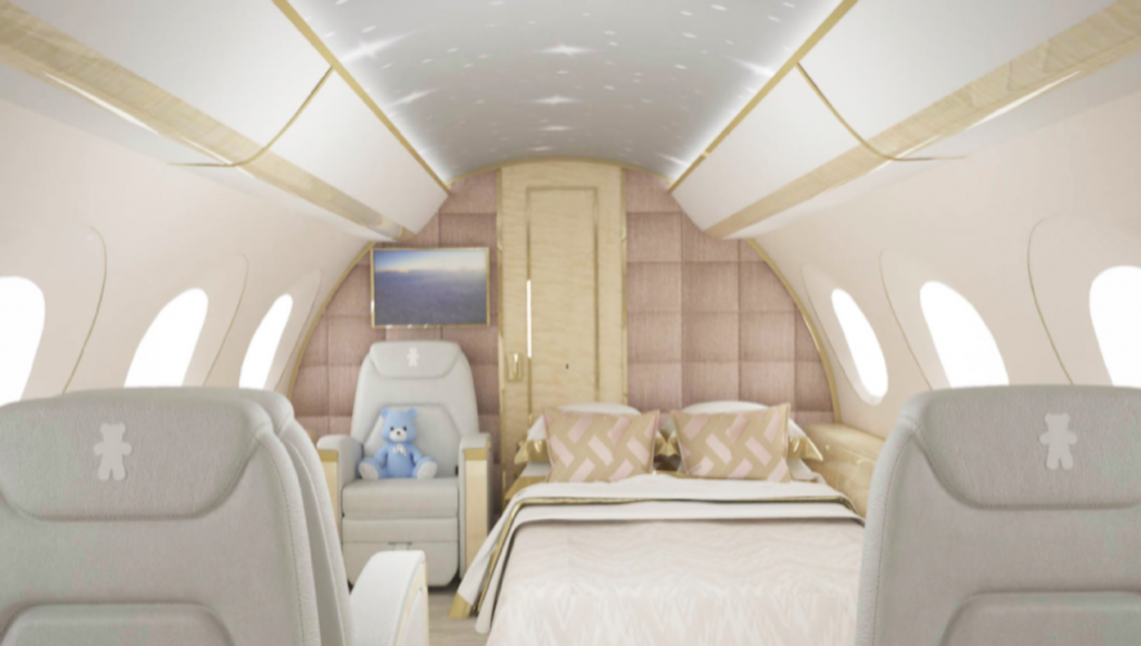 ¿Hay Instalaciones Para Bebés O Niños Pequeños En El Avión Privado?